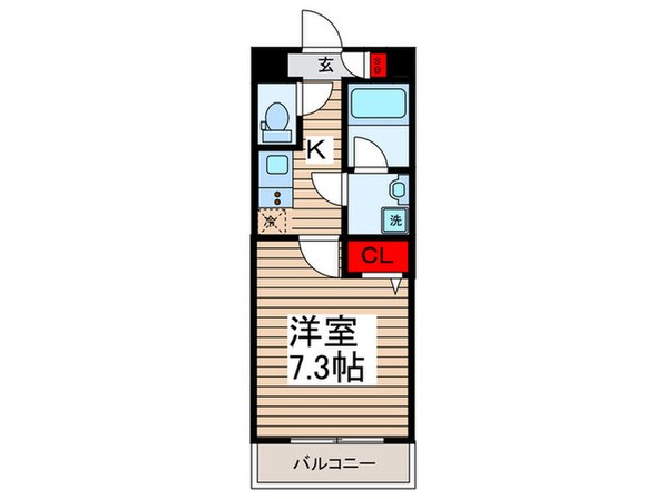 クレヴィスタ柴又の物件間取画像